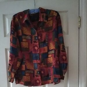 Allison Taylor Colorful Patchwork Men's Shirt